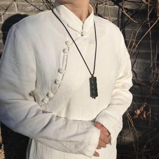 如玉人生/如玉人生 和田玉青玉祥云纹勒子