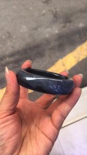 新疆和田玉籽料青花手镯